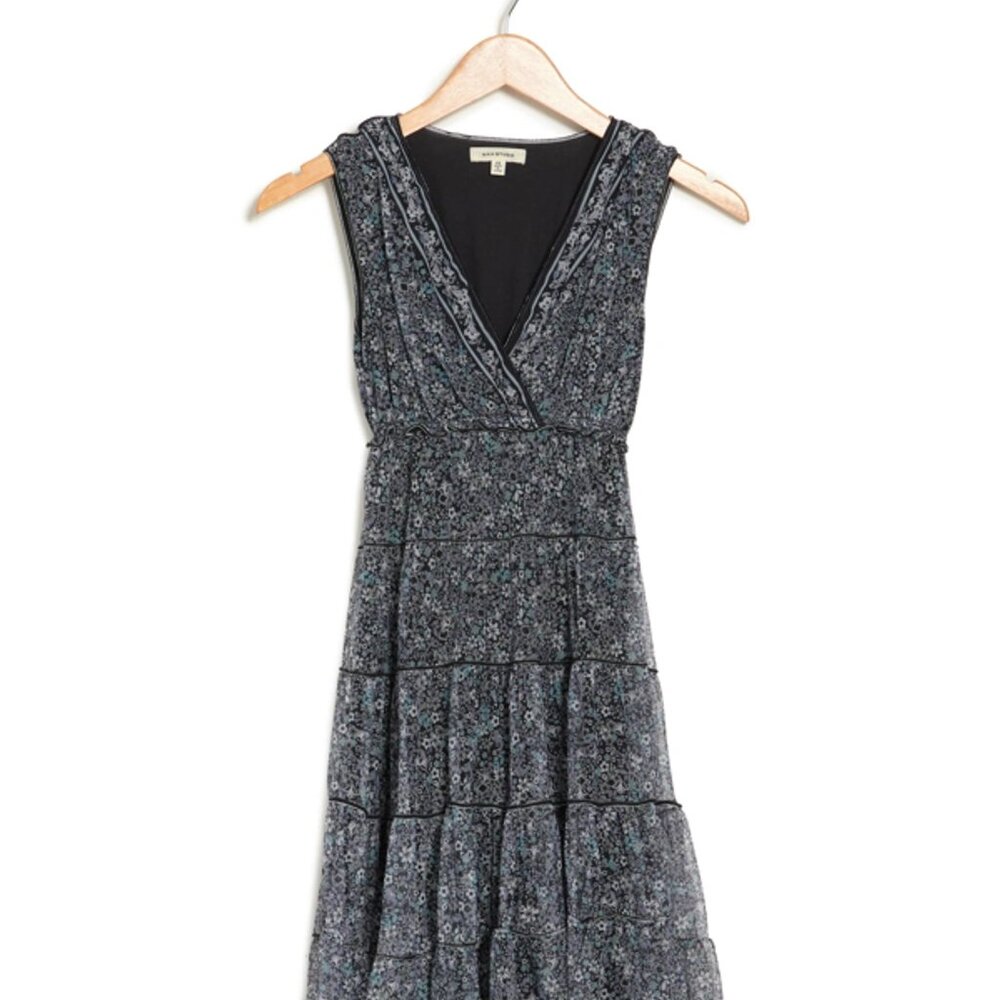 NWT - Max Studio Floral Tiered Midi Dress